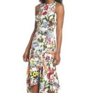 NWT Maggie London Floral Sleeveless Sheath Dress Size 16
